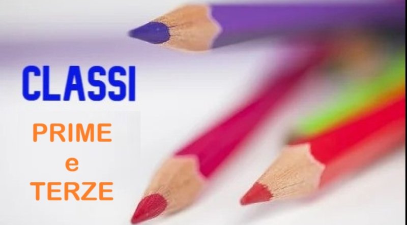 Elenchi classi prime e terze 